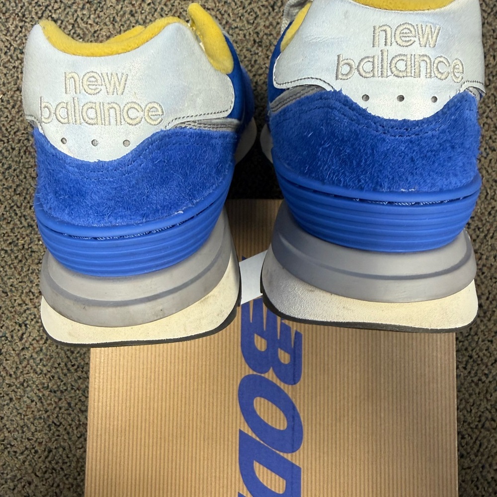 New Balance 574 Legacy Bodega Departure - Royal Blue and Gray Sneakers - Picture 4 of 5